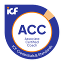 ICF Associate Certified Coach (ACC) accreditation badge