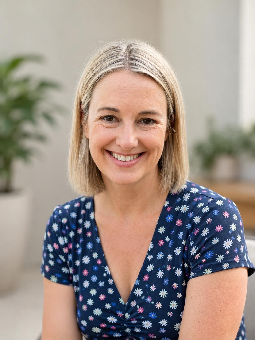 Laura smiling, career coach at Crosspath Coaching
